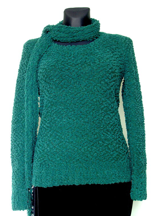 Bukle mezgimo megztukai su šaliku